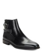 Karl Lagerfeld Paris Leather Zipped Booties