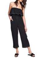 1.state Strapless Wide-leg Linen Jumpsuit