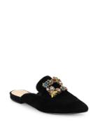 Nanette By Nanette Lepore Gillian Embellished Suede Mules