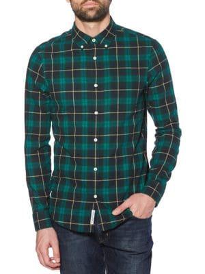 Original Penguin Slim-fit Plaid Shirt