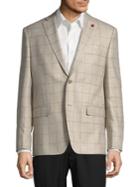 Tailored Windowpane Sports Coat
