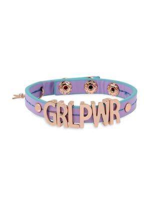 Bcbgeneration Grl Pwr Affirmation Strap Bracelet