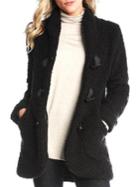 Karen Kane Boucle Faux Leather Jacket