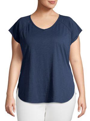 Marc New York Performance Plus Mesh-trim Tee