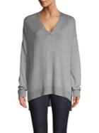 Lord & Taylor V-neck High-low Top