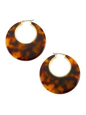 Kate Spade New York On The Dot Tortoiseshell Hoops