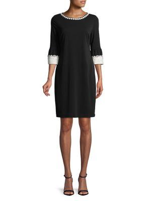 Karl Lagerfeld Paris Bell-sleeve Shift Dress