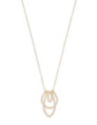 Nadri Crystal Pave Goldtone Pendant Necklace