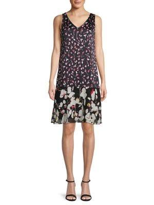 Ellen Tracy Floral Shift Dress