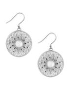 Lucky Brand Novelty Chase Mother-of-pearl Drop Earrings