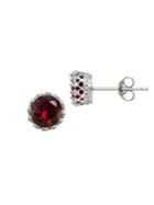 Lord & Taylor Birthstone Sterling Silver & Mixed Media Stud Earrings