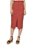 Miss Selfridge Striped Midi Skirt
