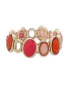 Anne Klein Faux Mother-of-pearl Faceted Bracelet