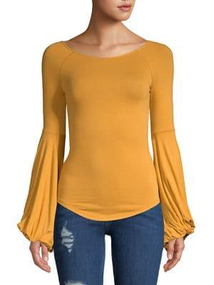 Free People Drape-sleeve Top