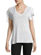 Vince Camuto Self-tie Linen Top