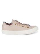 Converse All Star Frilly Thrills Leather Sneakers