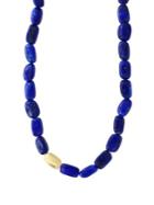 Effy Lapis And 14k Yellow Gold Necklace