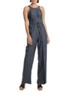 Trina Turk Crosshatch Chambray Hewett Jumpsuit