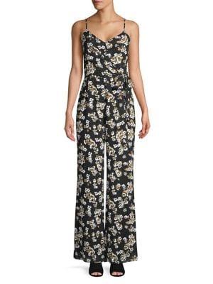 Michael Michael Kors Floral Self-tie Jumpsuit