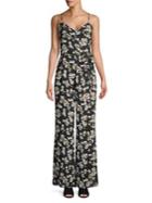 Michael Michael Kors Floral Self-tie Jumpsuit