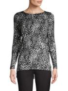 Lord & Taylor Petite Animal-print Top