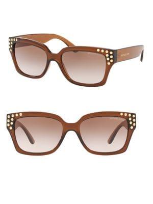 Michael Kors Banff 55mm Rectangular Sunglasses