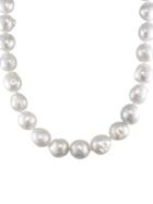Sonatina 14k Yellow Gold & 11-13mm White South Sea Pearl Necklace