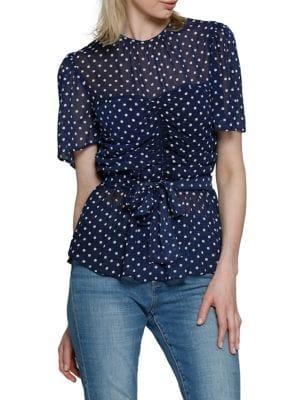 Walter Baker Tyrone Polka Dot Blouse