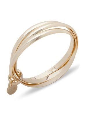 Lauren Ralph Lauren Goldtone Multi-row Bangle Bracelet