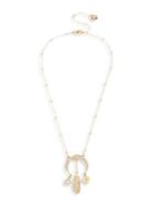 Bcbgeneration Beachcomber Goldtone & Crystal Pendant Necklace