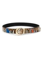 Steve Madden Reversible Pattern To Solid Faux-leather Belt
