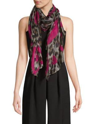 Wdny Cheetah-print Scarf