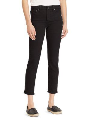Lauren Ralph Lauren Petite Cuffed Skinny Jeans