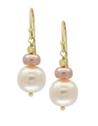 Effy 6mm-11mm Potato Freshwater Peals And 14k Yellow Gold Drop Earrings