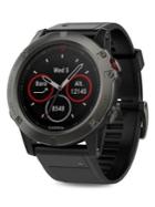 Garmin Fenix Stainless Steel Silicone-strap Smart Watch