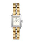 Tory Burch Dalloway Two-tone Stainless Steel Bracelet Watch