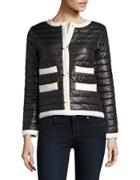 Kate Spade New York Long-sleeve Horizontal-quilted Jacket