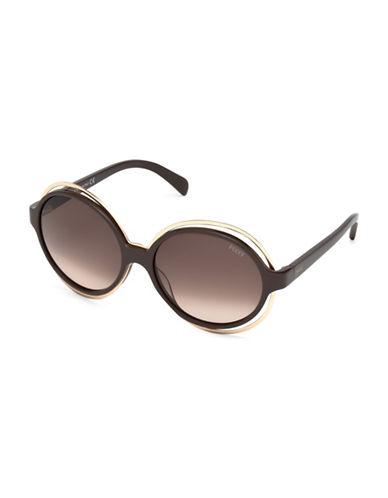 Emilio Pucci 59mm Oversized Round Sunglasses