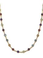Effy 14k Yellow Gold, Diamond & Multi-stone Necklace