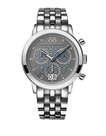 88 Rue Du Rhone Mens Double 8 Origin Quartz Chronograph Bracelet Watch