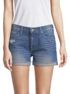 Paige Distressed Denim Shorts