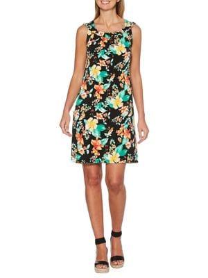 Rafaella Reversible Printed Shift Dress