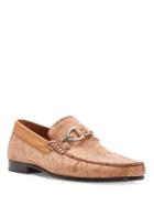 Donald J Pliner Buckle Accented Cork Loafers