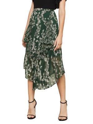Bcbgmaxazria Floral A-line Skirt