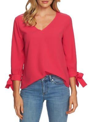 Cece Classic Tie Top