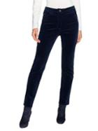 Olsen Mona Slim High-rise Corduroy Pants