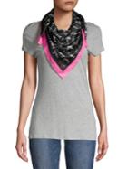 Kate Spade New York Sweetheart, I Love You Silk Square Scarf