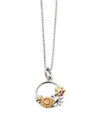 D For Diamond Diamond Floral Necklace
