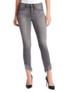 William Rast Perfect Skinny Ankle Frayed Hem Jeans