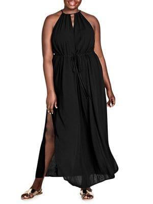 City Chic Plus Summer Holiday Maxi Dress